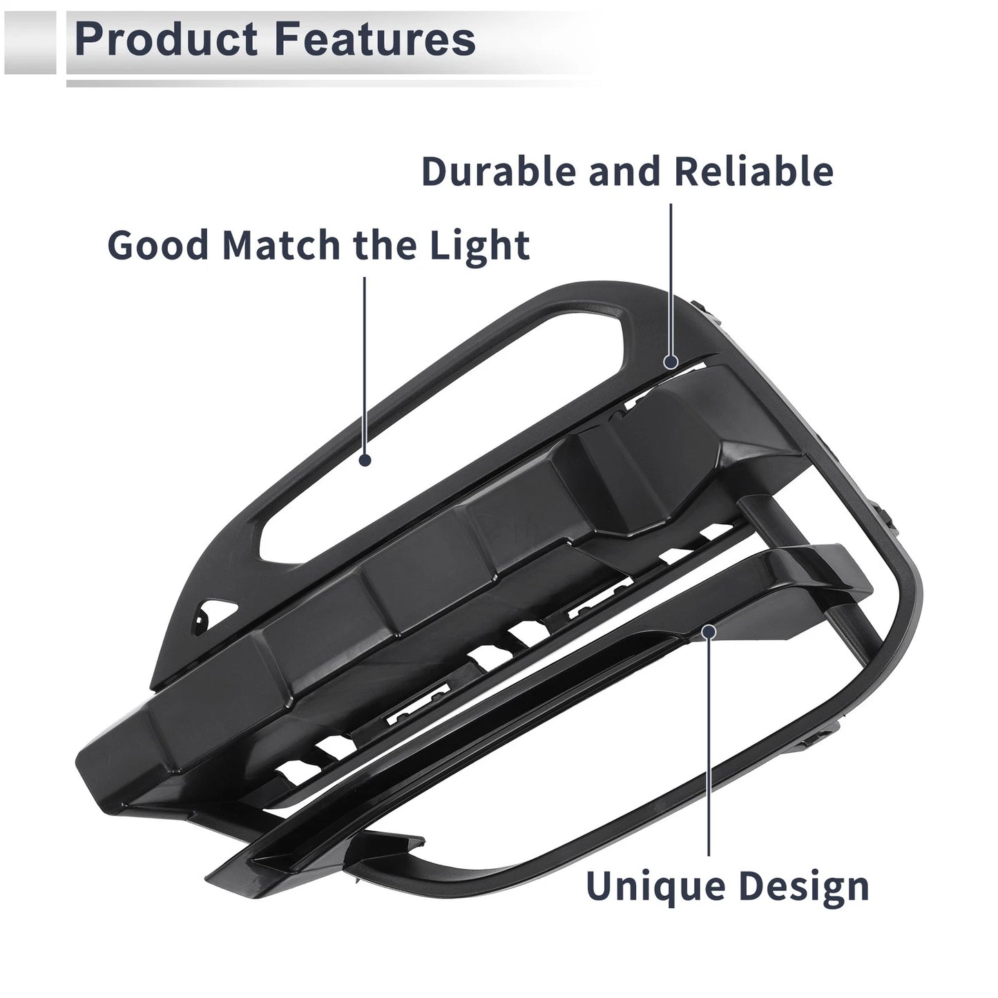 Front Left Fog Light Grill for BMW X3 (2018-2021)