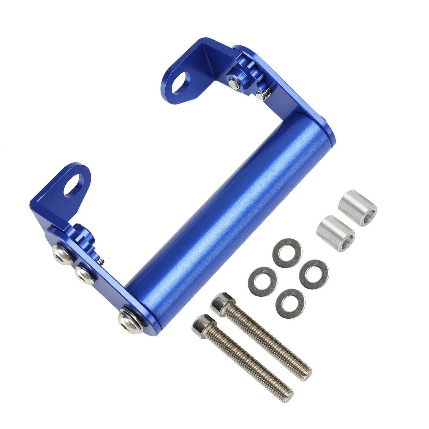 22mm CNC Blue Phone Holder for Motorcycle