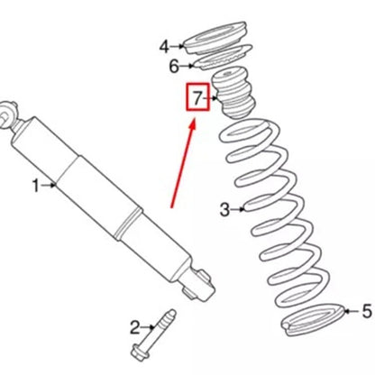 Rear Bump Stops for 2002-2008 JAGUAR X-Type