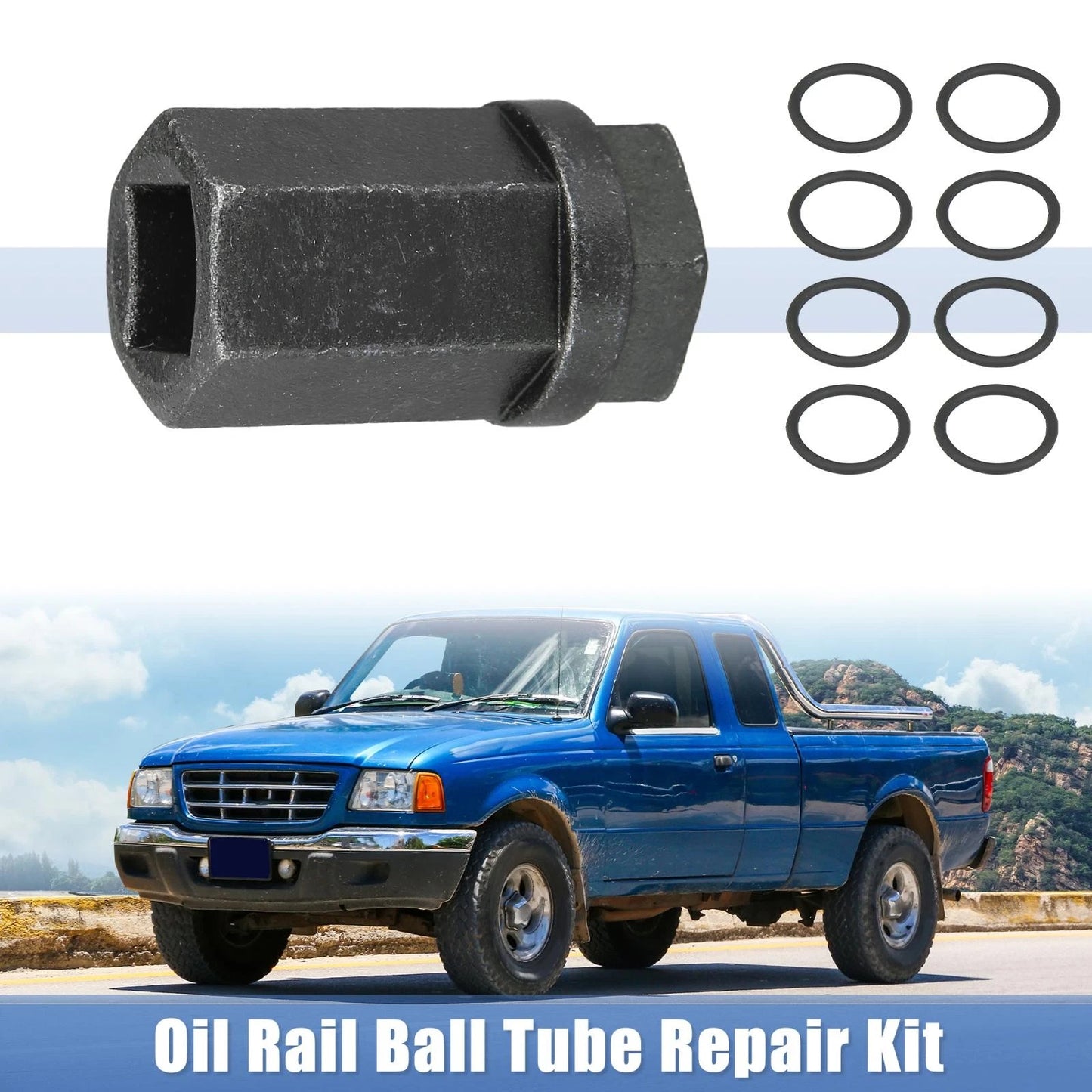 High Pressure Oil Rail Ball Tube Repair for Ford 6.0L Diesel (2003-2007)