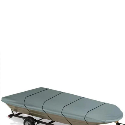 Heavy Duty Boat Cover 426x177cm with Windproof Belts for Outdoor Use