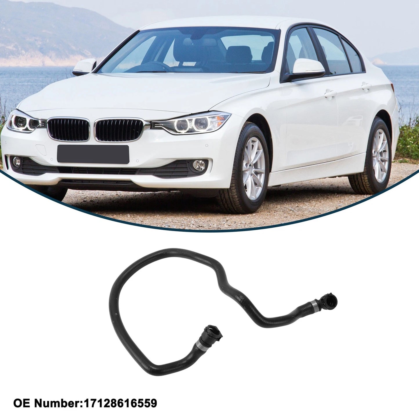 Radiator Hose for BMW 3 Series 2017 (2017) - Rubber Coolant Pipe