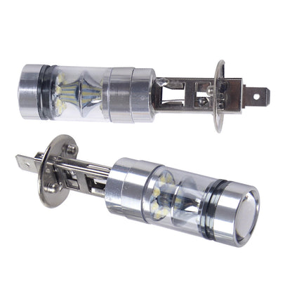 8500K 100W LED White Projector Fog Driving DRL Light Bulbs for Car