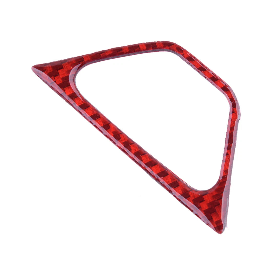 Red Carbon Fiber Emergency Lamp Switch Panel Trim for Chevy Camaro (2016-2020)