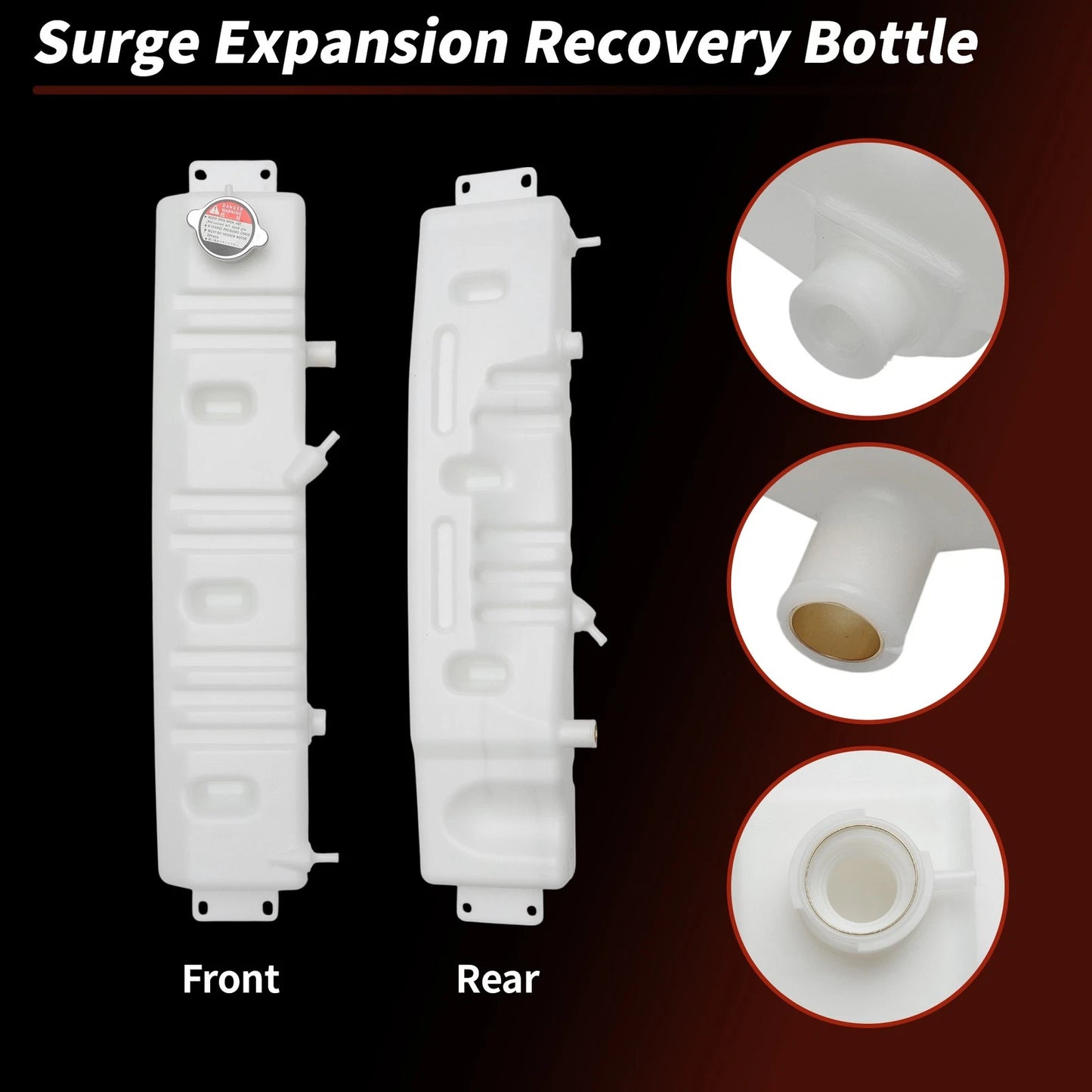 Radiator Overflow Coolant Tank for Ford F600 F700 F800 B600 B700 (1990-1999)