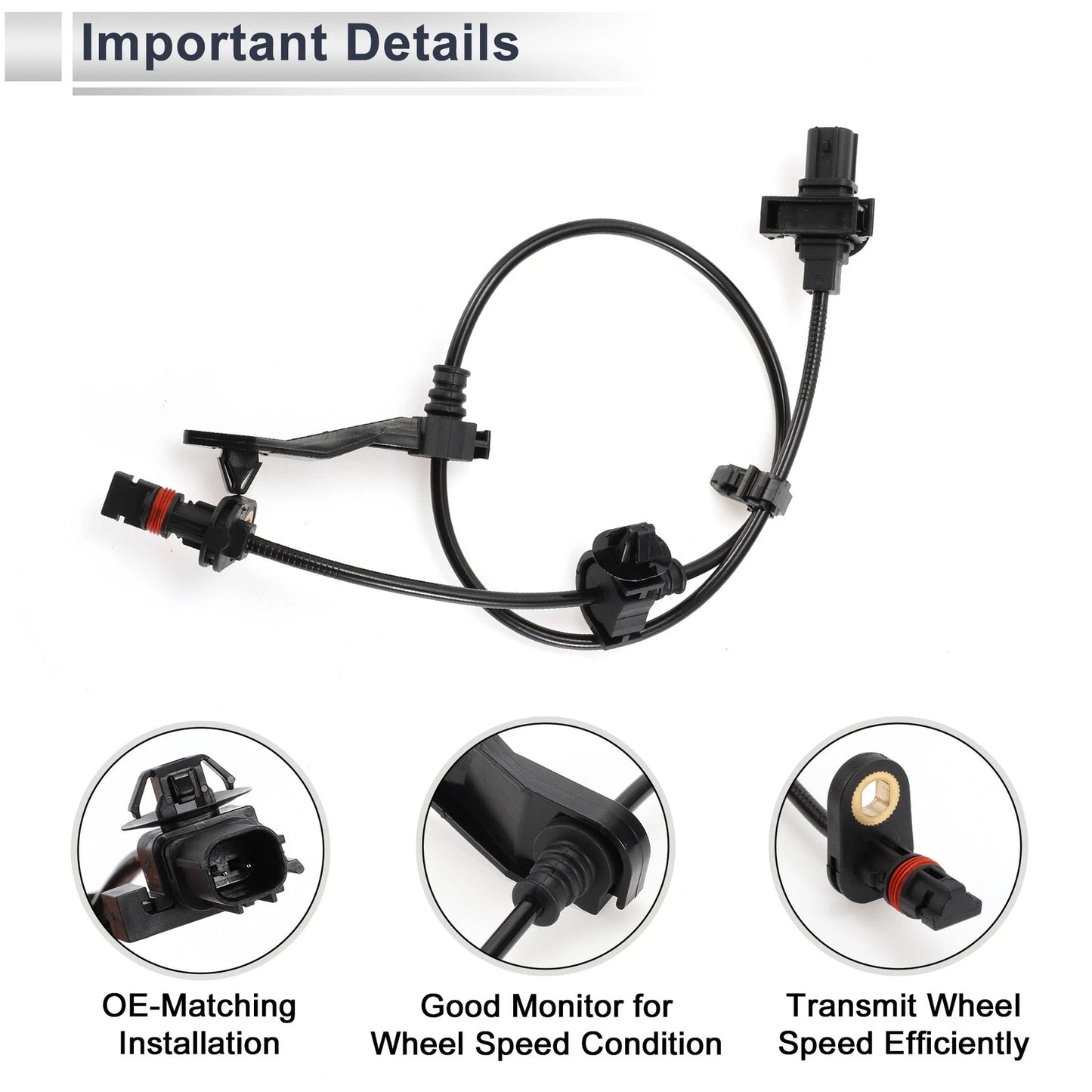 ABS Wheel Speed Sensor for Honda Civic (2006-2011) Rear Right