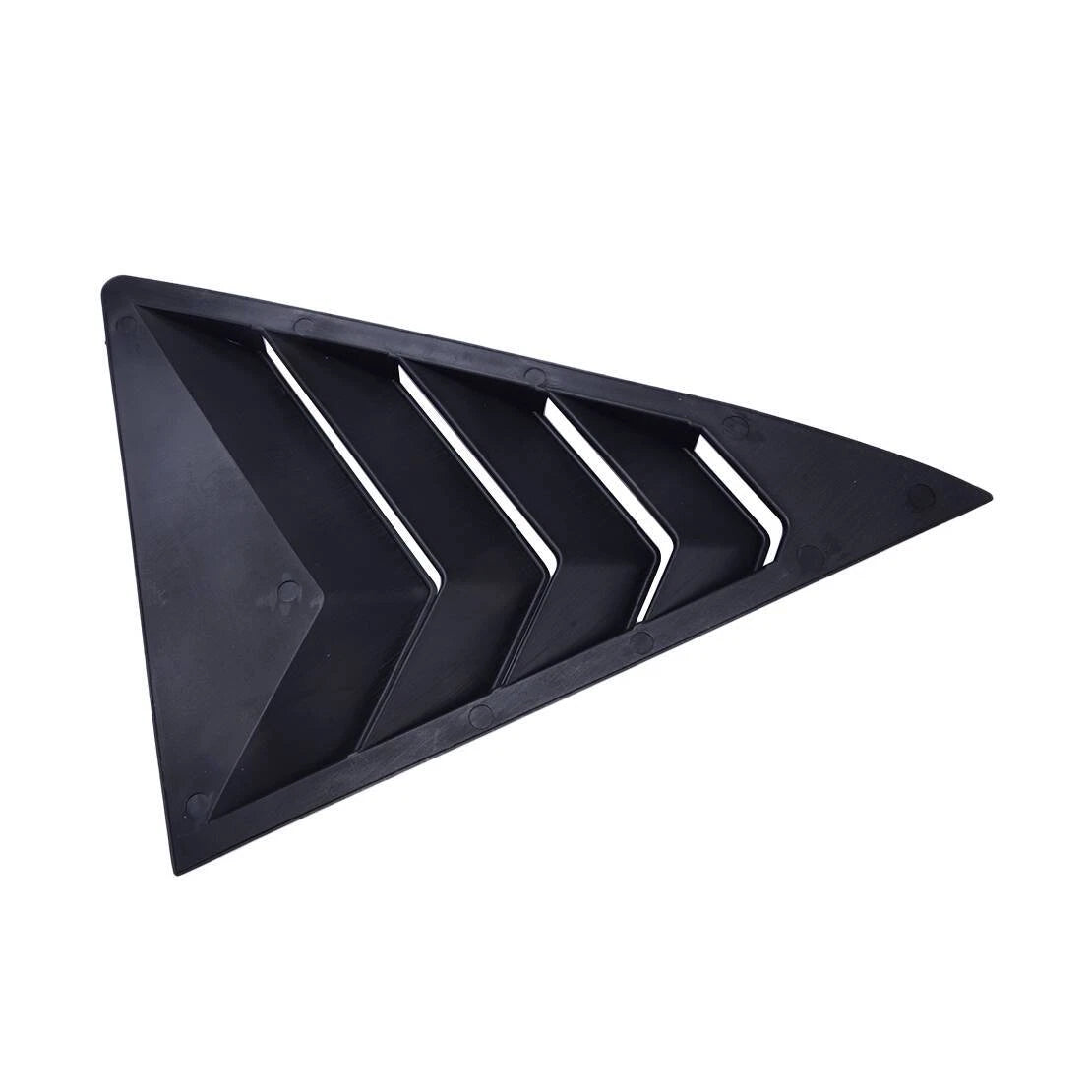 Black Rear Side Window Louver Covers for Toyota Camry