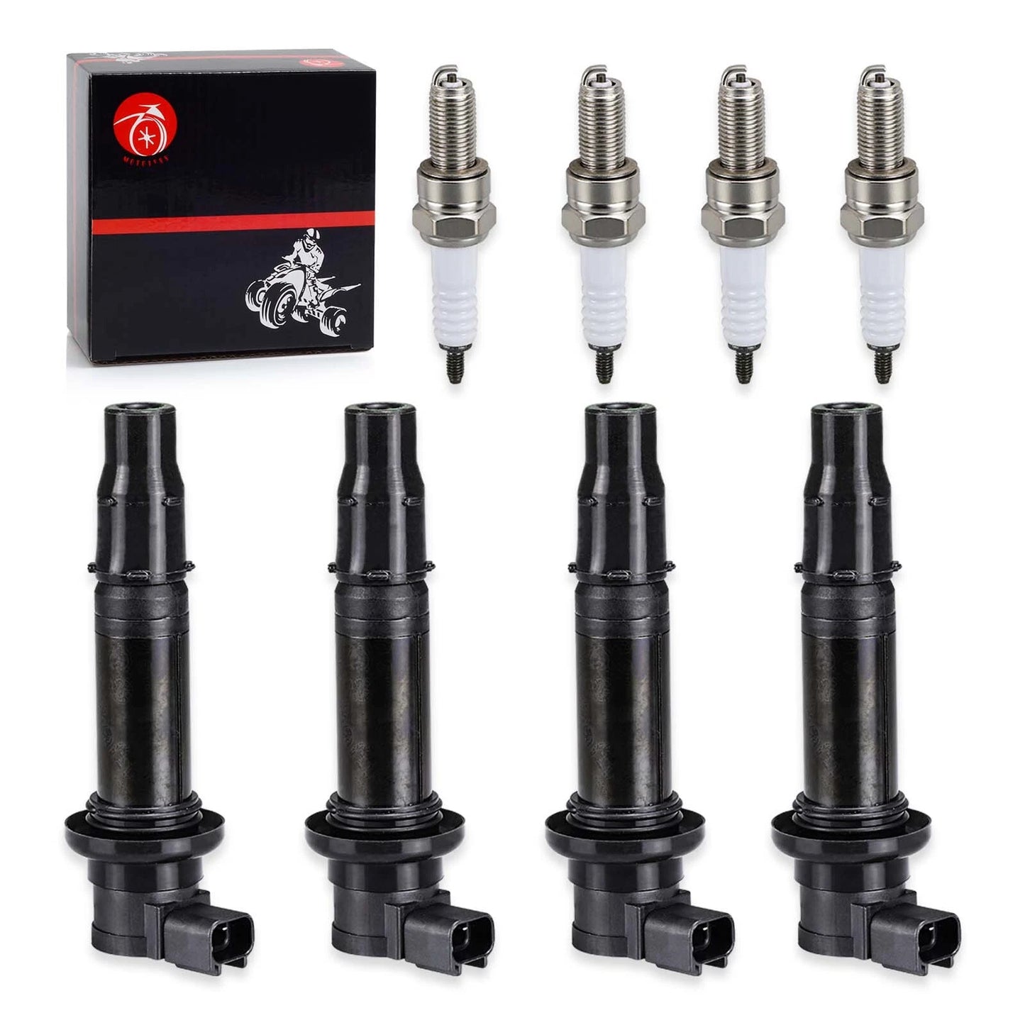 Ignition Coil Spark Plug for Yamaha YZF-R1/YZF-R6/FZ1/Vmax/FZS1 (1998–2024)