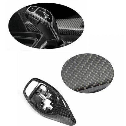 Carbon Fiber Black Gear Shift Knob Cover for BMW F20 F22 F30 F32 F10 (2011-2020)