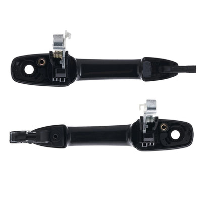 2 x Black Front LH + RH Door Handle Outer for Ford Ranger Mazda BT50 (2006–2011)