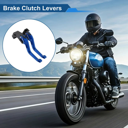 Adjustable Short Brake Clutch Lever for Kawasaki ZX6R ZX 6R 636 ZX-6R (2019–2025)