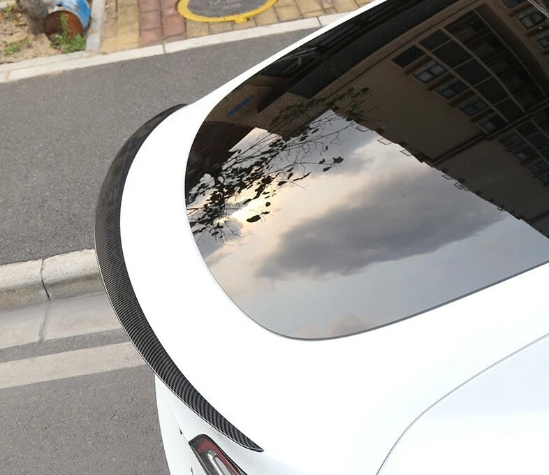 Carbon Fiber Rear Tail Spoiler Wing for Tesla Model Y (2020-2023)