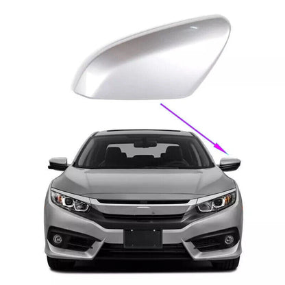 Clip-On Door Wing Rearview Side Mirror Cover Cap for Honda 10th Civic (2016-2021)