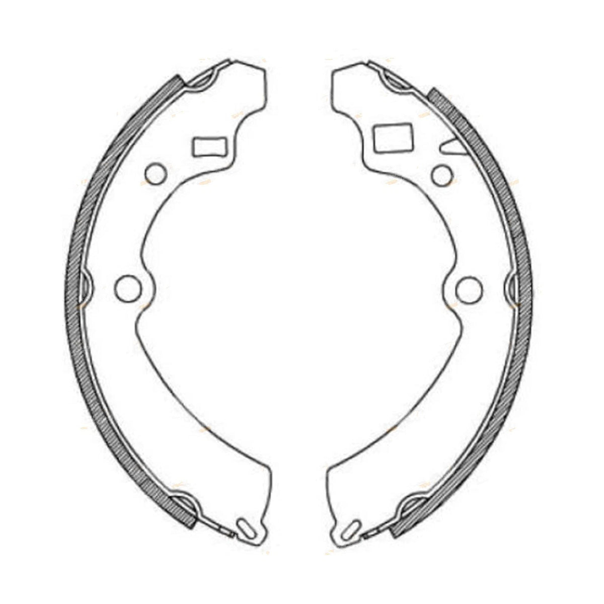 Rear Brake Shoe Set 1.3L for Suzuki Sierra (1988-1998)