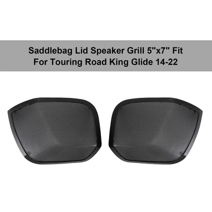 Saddlebags Speaker Grill for Harley Touring Road King Glide (2014-2022)