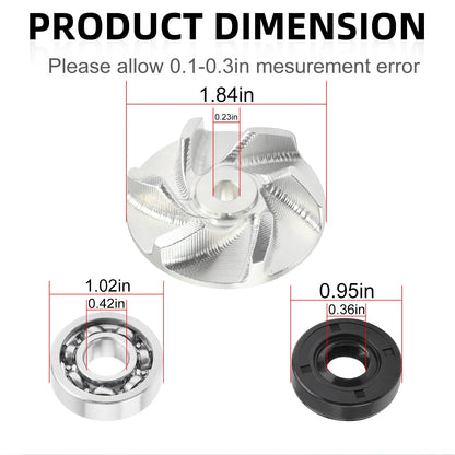 Water Pump Impeller Bearing Gasket Kit for Polaris Sportsman 400 (1993–1996)