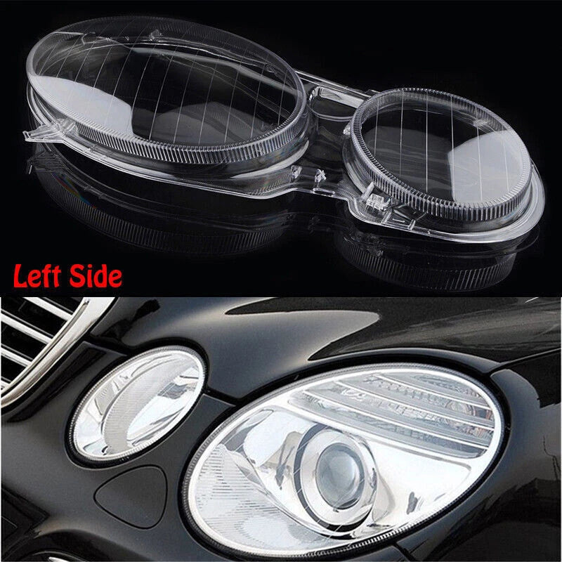 Headlight Lens Cover for MERCEDES E CLASS W211 E320 E350 (2002-2008)