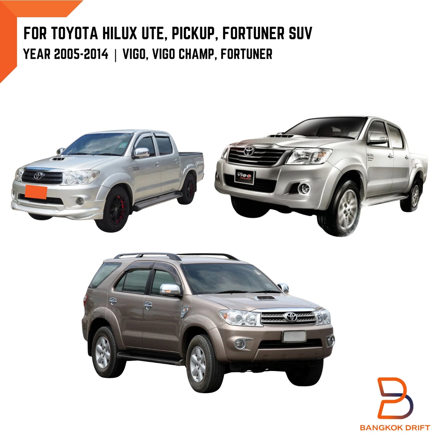 A/C Air Vent Grille for Toyota Hilux Ute 05-14 Vigo MK6 MK7 (2005-2014)