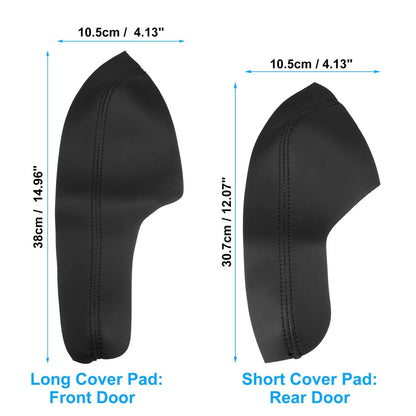 4 Pcs Door Armrest Covers for Honda Civic 10th Gen (2016-2020) Black Line