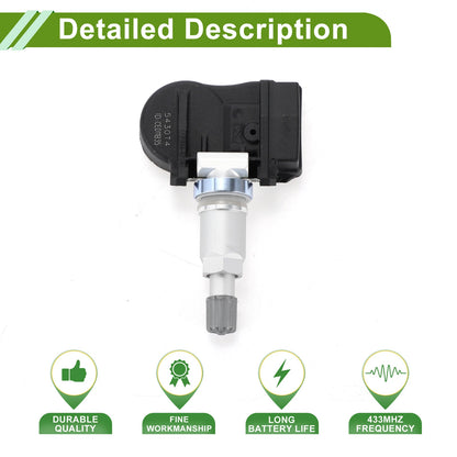 Tire Pressure Sensor 433MHz for Peugeot 308 CC (2010-2013)