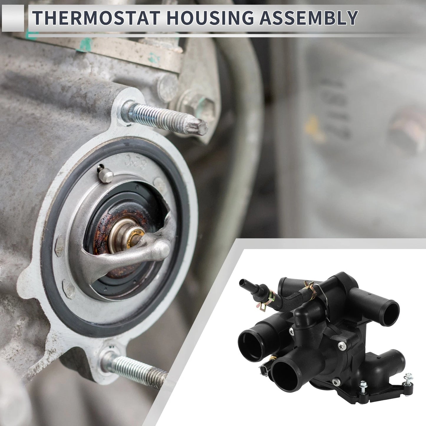 Engine Coolant Thermostat Housing for Land Rover Range Rover (2003-2012)