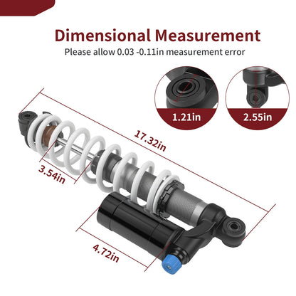 Right & Left Front Shock Absorber XP for Polaris Sportsman 550 850 1000 (2009–2014)