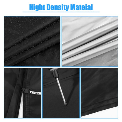 SUV Car Cover for Jeep Wrangler JK JL 2-Door (2007-2021) UV Waterproof Black Blue