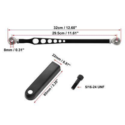 Motorcycle Lever Gear Shift Linkage / 6 Hole / Black for Harley Davidson (1980-2022)