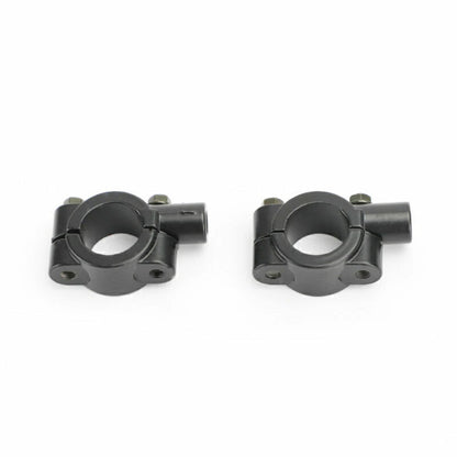 2 x 10mm Left Thread Mirror Clamp for 22mm Handlebar M10 Motorcycle