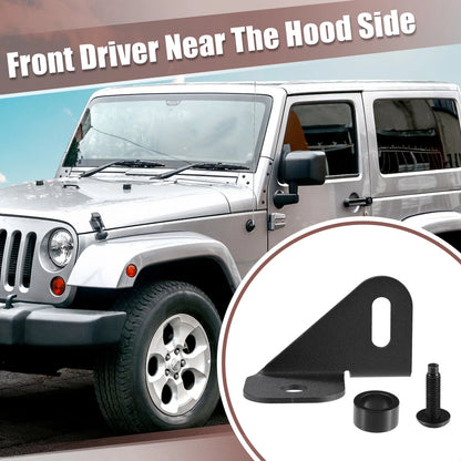 Car Antenna Mount Bracket Holder for Jeep Wrangler JL JLU JT (2018-2022)