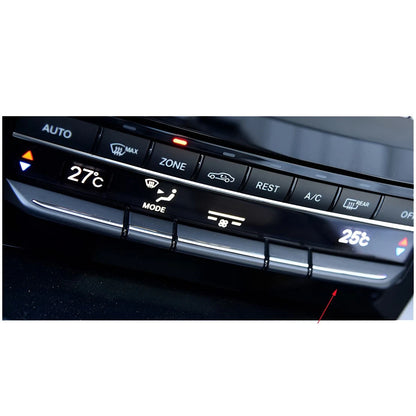 A/C TEMP Switch Button Trim Strip for Mercedes Benz E-Class (2008-2014)