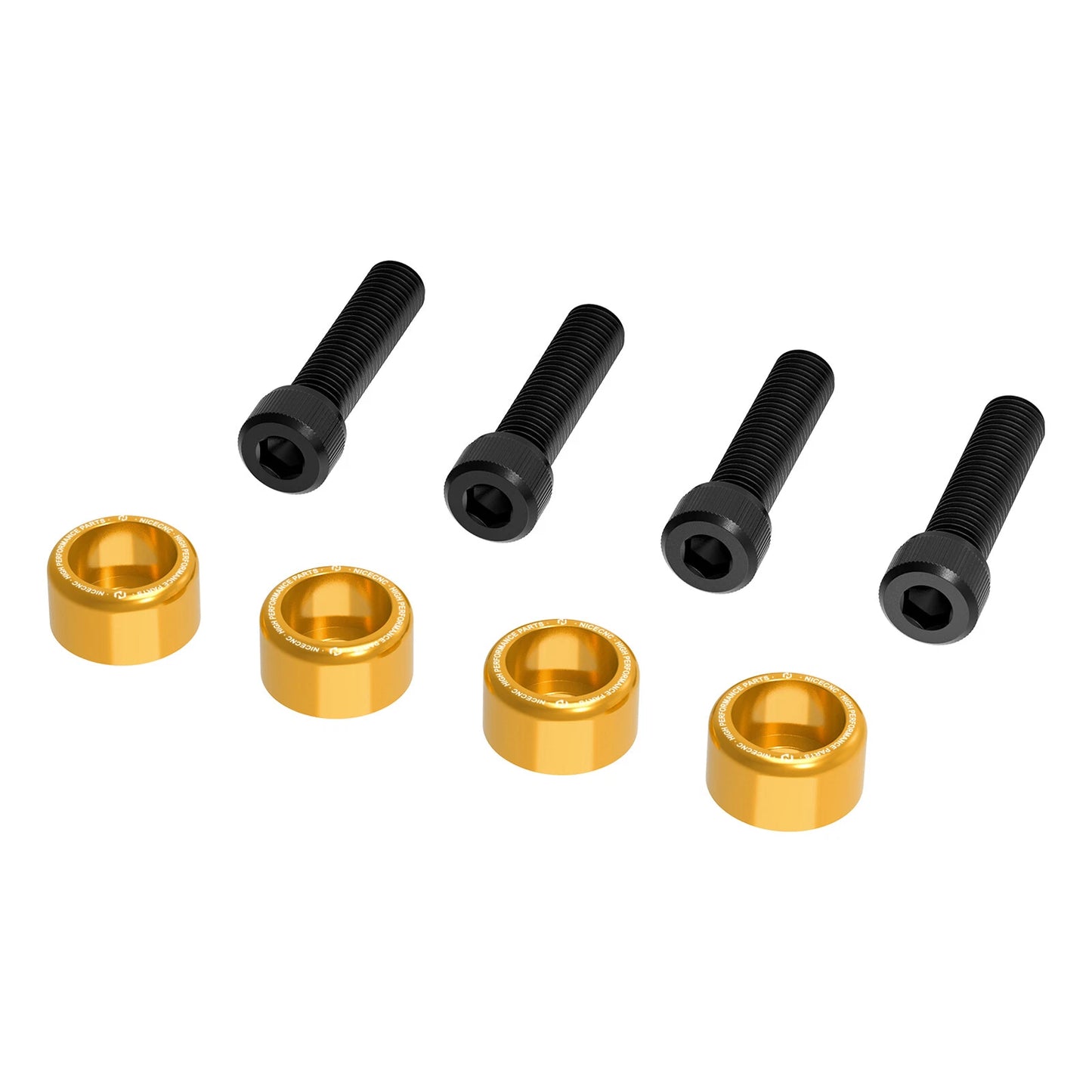 Shock Mount Bolt Covers Kit for Harley Street Glide FLHX (2006-2023)