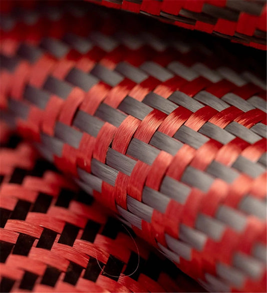 12" x 60" Carbon Fiber Kevlar Cloth Fabric 3K 2x2 Twill Weave 220gsm