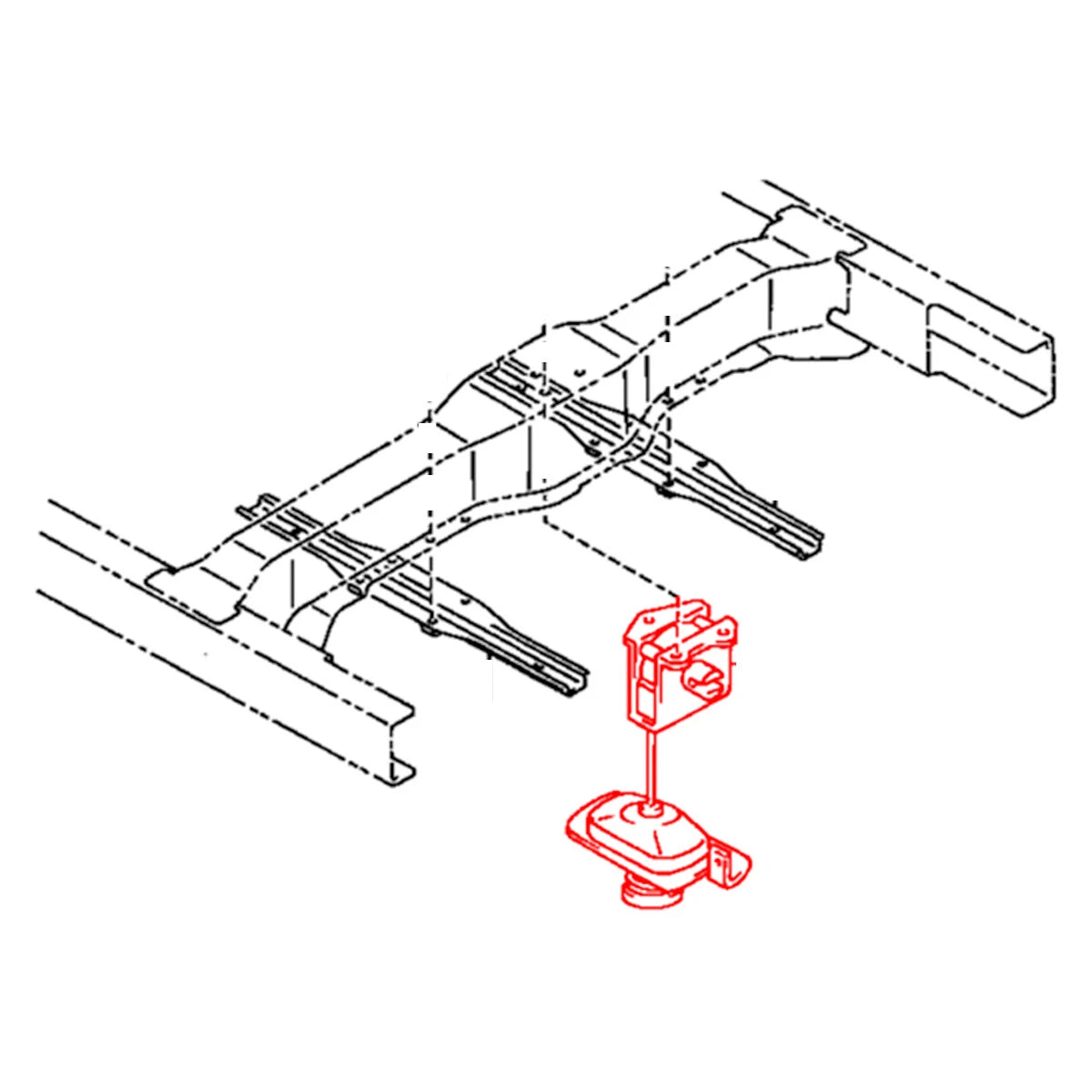 Spare Wheel Tire Carrier for Toyota Hilux Double Cab 1997-2005