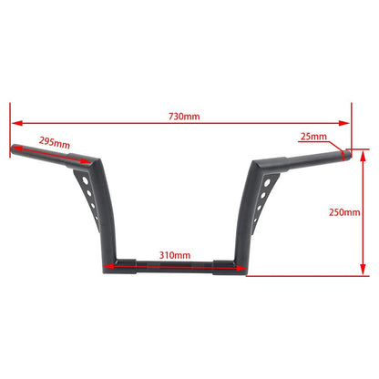 10" Rise Ape Hanger Handlebar for Harley Sportster, Softail, Dyna (2000-2023)