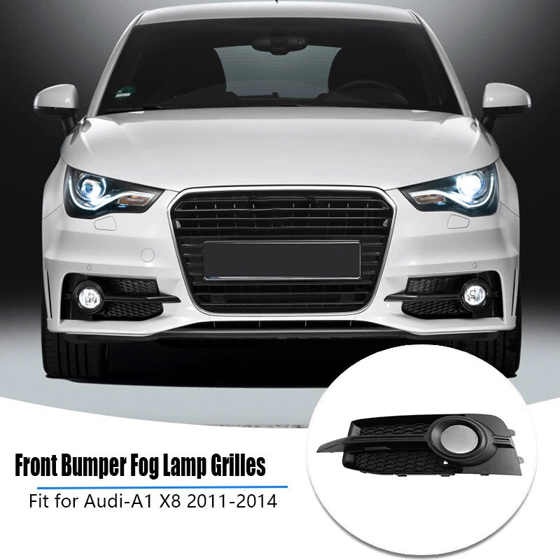 Left Bumper Fog Light Grille Cover for AUDI A1 8X S-Line (2010-2014)