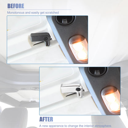4pcs Hardtop Roof Removal Switch Handle Covers for Jeep Wrangler (2007-2018)