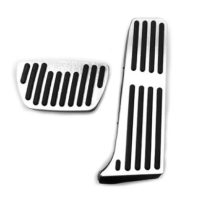 Silver Gas Brake Foot Pedal Covers for Toyota Camry (2018-2020)  pcs
