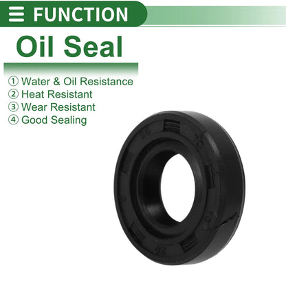 Oil Seal / 10x20x5mm / Rotary Shaft Seal NBR Rubber for Make Model
