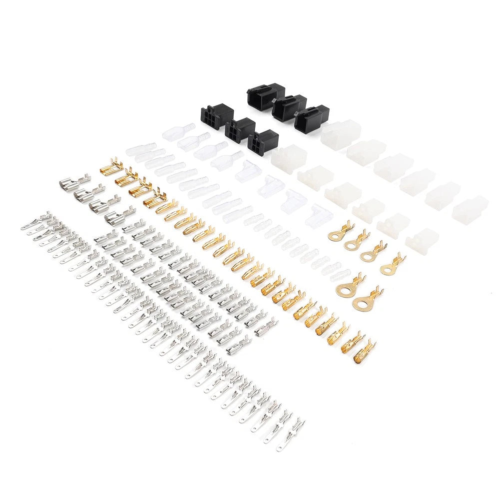 Motorcycle Wiring Loom Electric Harness Connector Repair Kit for Various Models