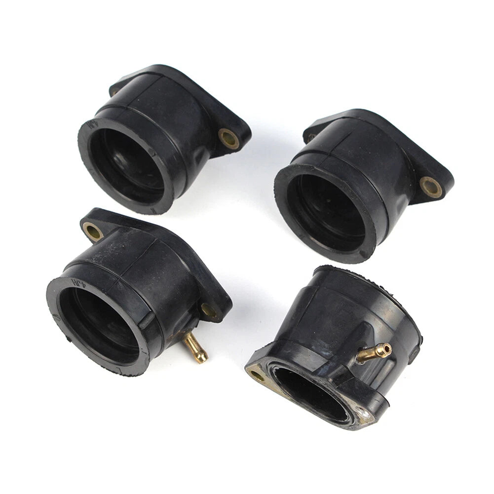 4X Rubber Carburetor Intake Manifold Boots for Yamaha YZF600R (1995-2007)
