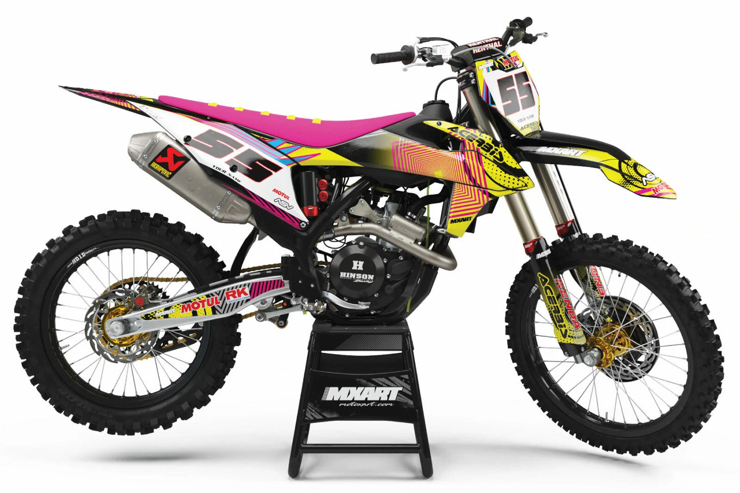 NEON Custom Graphics Kit Stickers for KTM SX (1993-1997)