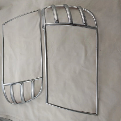 Chrome Front Light Lamp Cover Trim for Toyota Land Cruiser LC100 (2006-2007) 2 x
