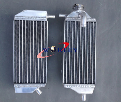 Aluminum Radiator & RED Hose for YAMAHA YZ250F YZF250 (2014-2016)