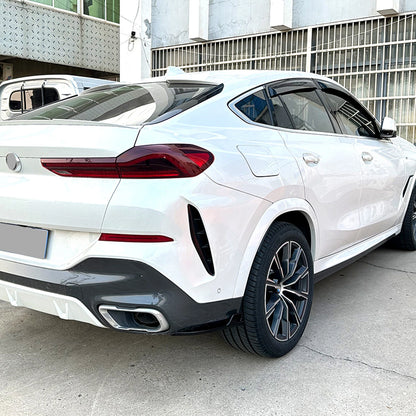 Rear Bumper Side Splitter Cover 2 x 21" for BMW X6 G06 M Sport (2020-2022)