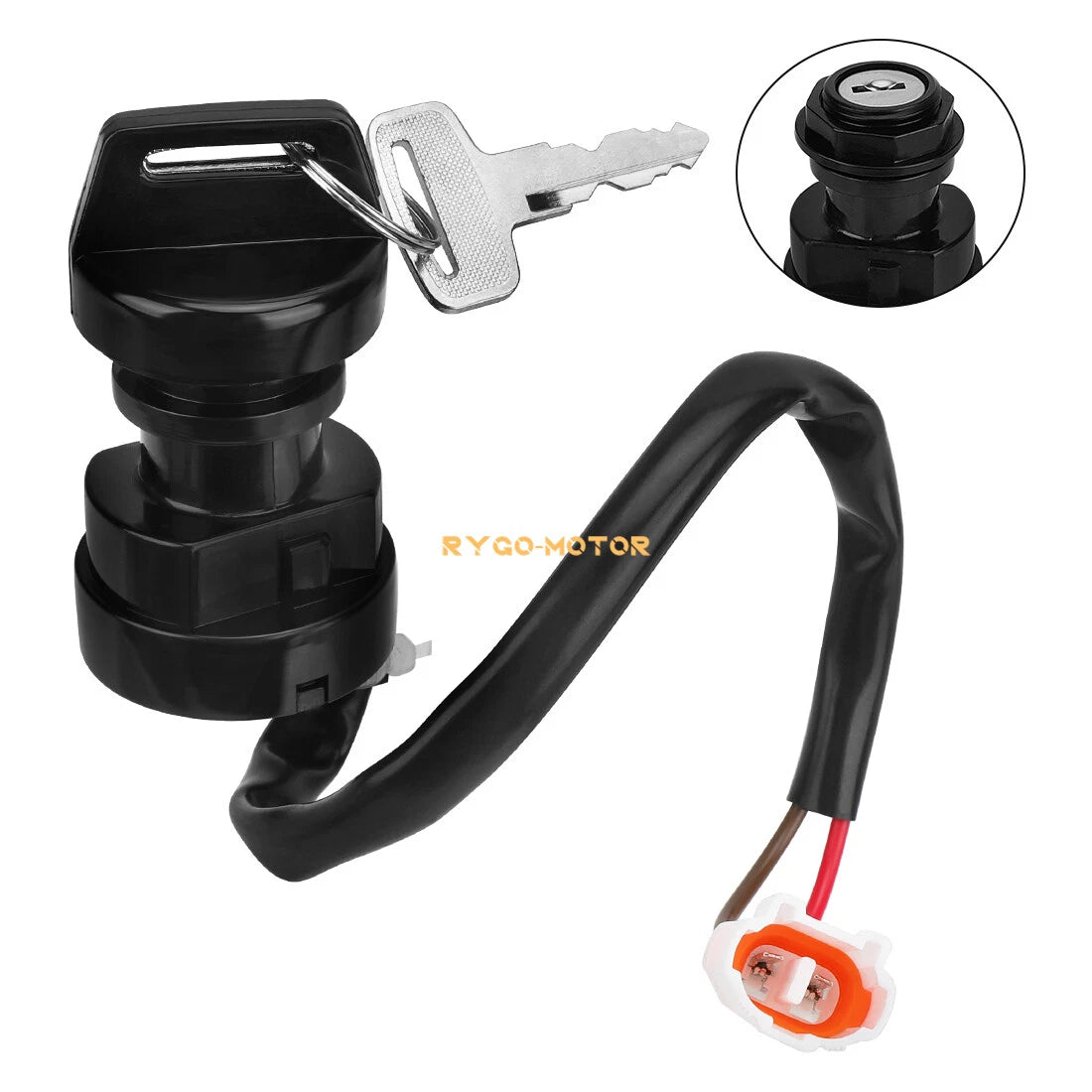 Key Switch for Yamaha Wolverine 350 Warrior 350 Bruin 350 YFM350 (2002–2009)