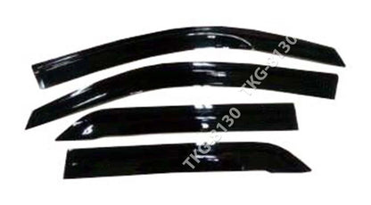 4 Door Visor Monsoons Black V.2 for Toyota Fortuner (2015-2017)