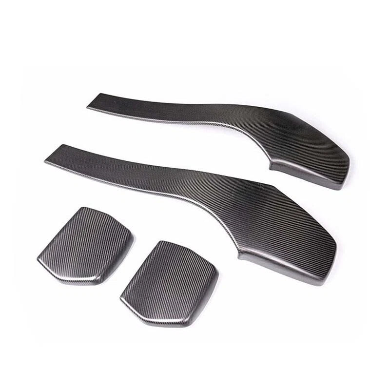 4pcs Real Carbon Fiber Seat Back Headrest Cover Trim For F80 M3 F82 F83 M4