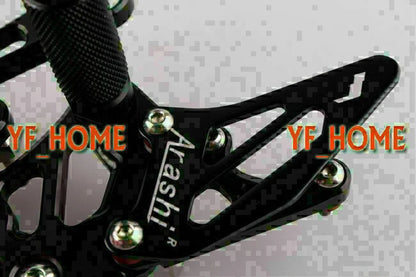 Rear Set Footpegs for Aprilia RSV4 2009-2011 - Black Motorcycle Accessories