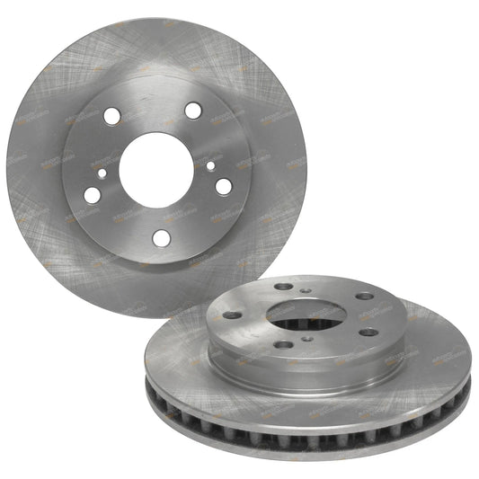 2 x Front Disc Brake Rotors for Toyota Hilux GGN15 KUN16 TGN16 (2005–2015)